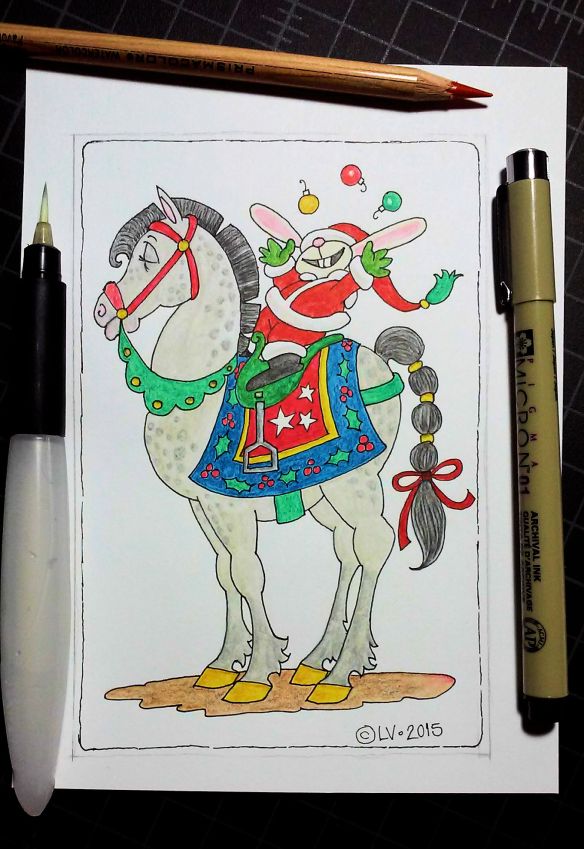 Xmas Horse &amp; Bun